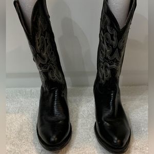 Veretta Men's Black Cowboy Boots